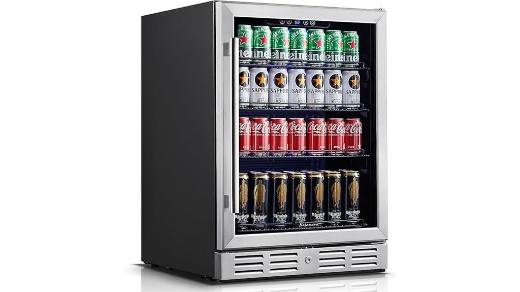 compact 24 inch beverage fridge