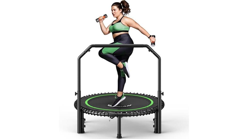 compact adult rebounder trampoline
