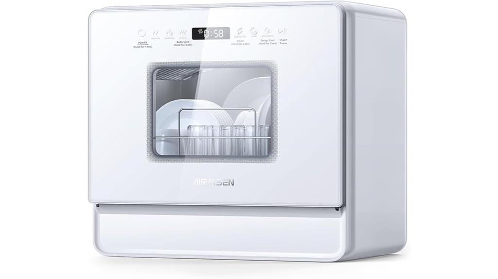 compact countertop dishwasher