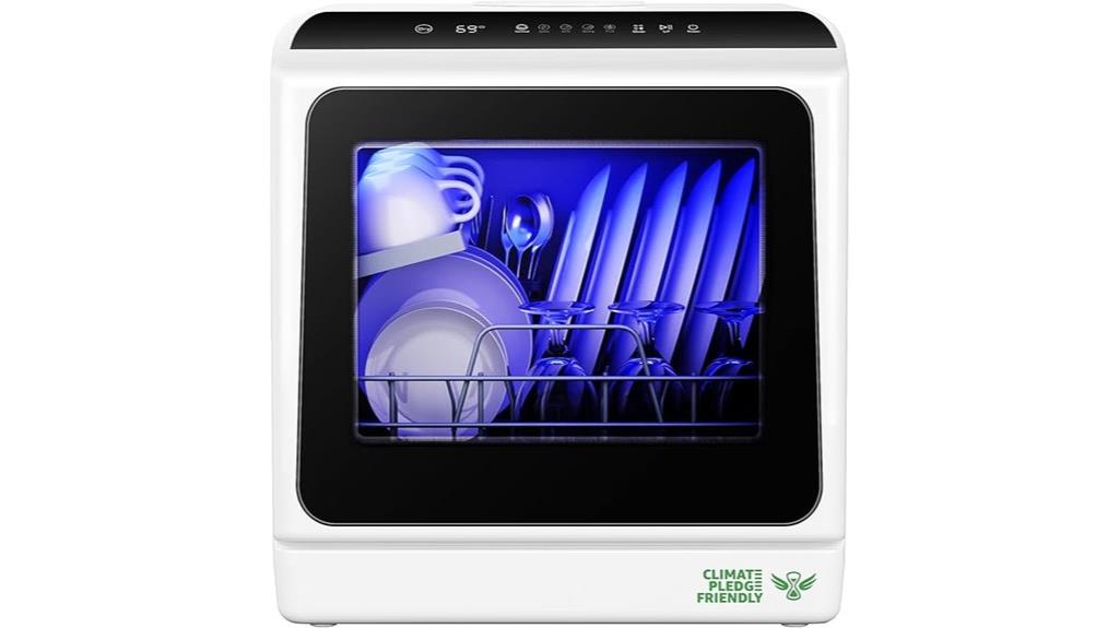 compact countertop dishwashing appliance