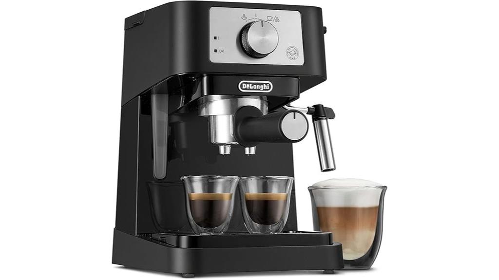 compact de longhi espresso machine