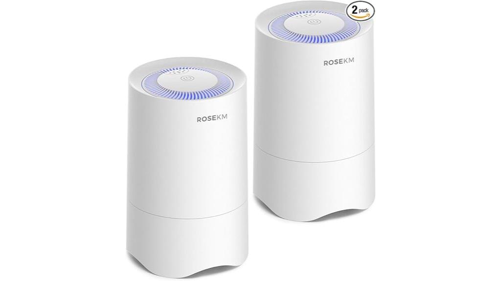 compact home desk purifier