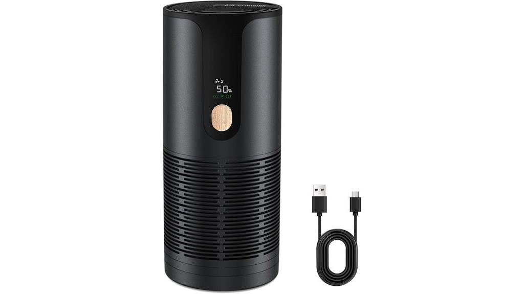 compact purifier with lcd