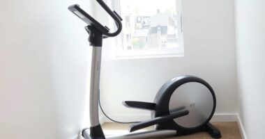 compact space saving ellipticals