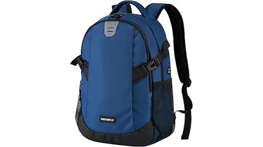 compact water resistant travel backpack