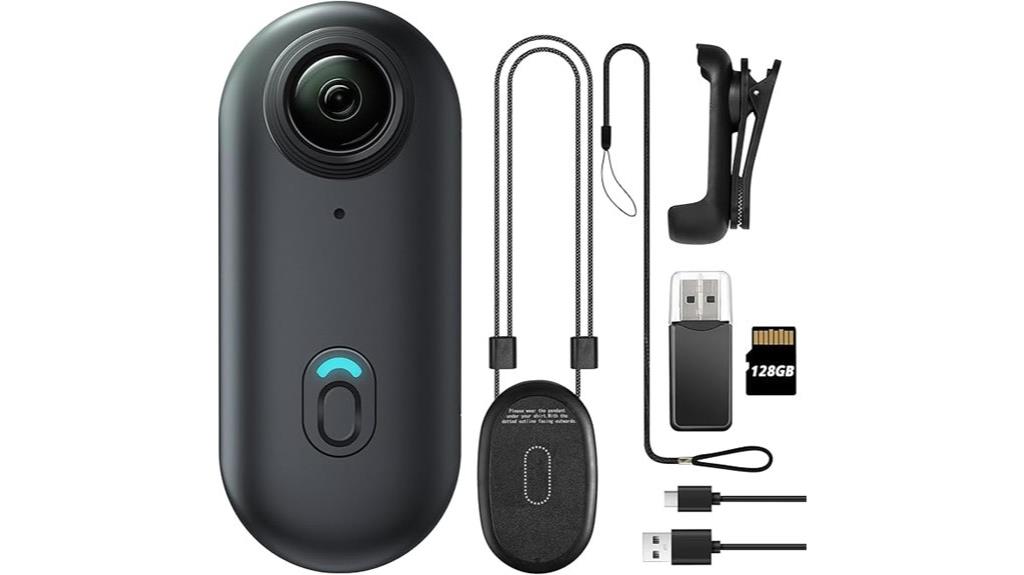 compact wearable action camera