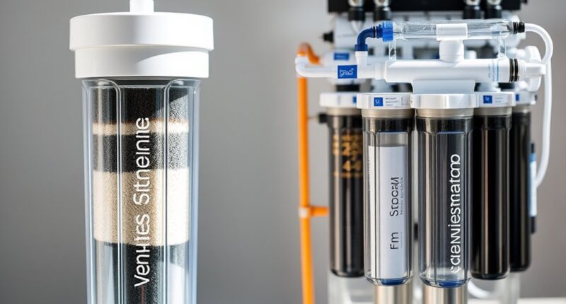 comparison of filtration stages