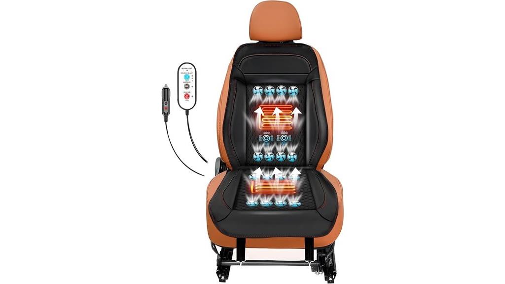 cooling car seat with fans