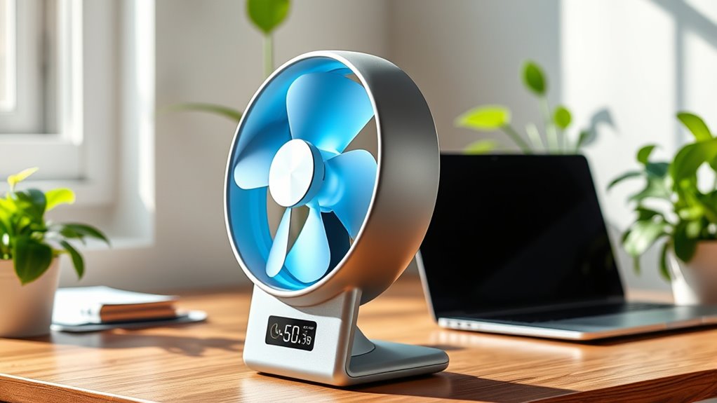 cooling fans with air purification