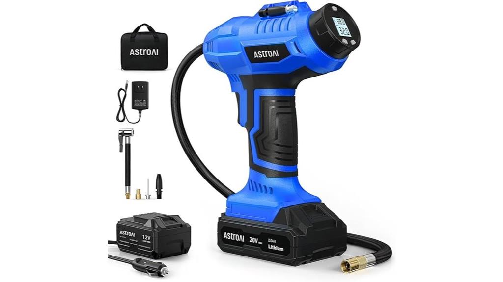 cordless digital tire inflator