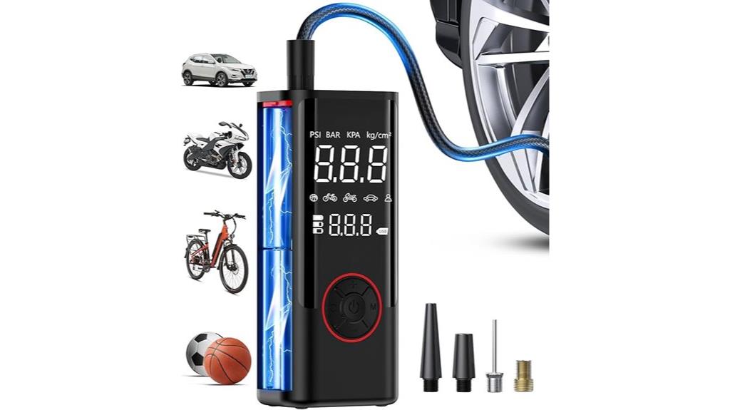 cordless tire inflator gauge