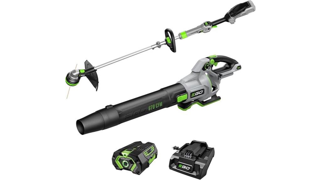 cordless trimmer blower combo