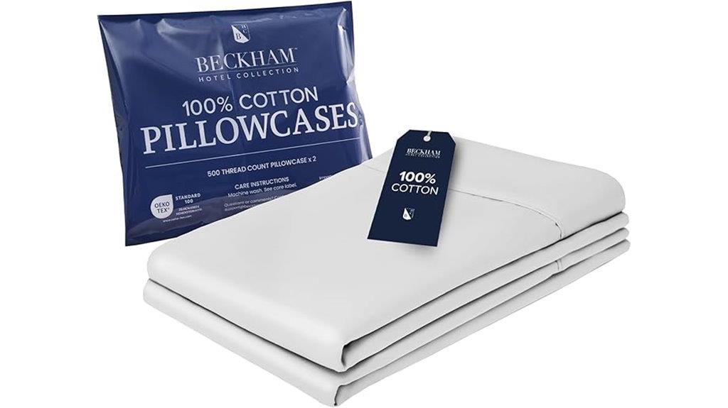 cotton pillowcase set