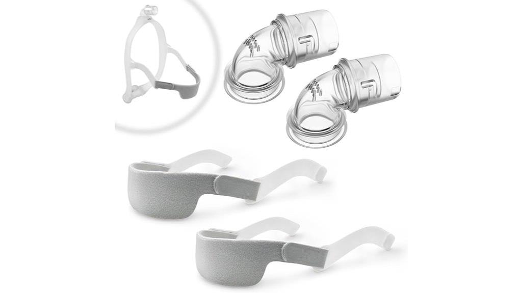 cpap headgear with arms