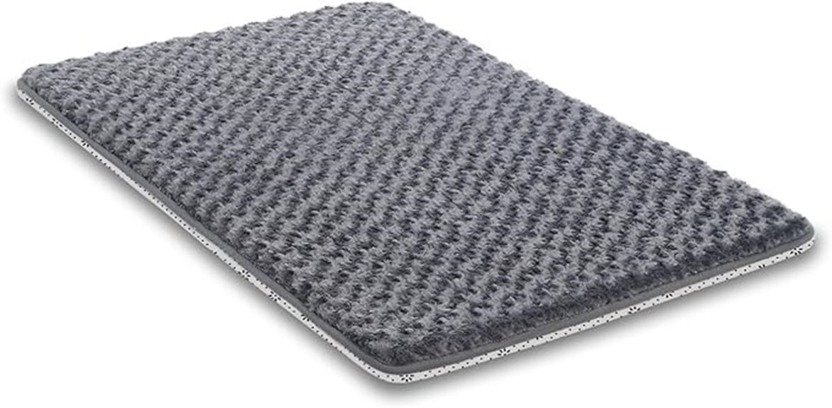 dark gray washable foam bed
