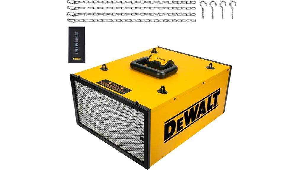 dewalt air filtration system