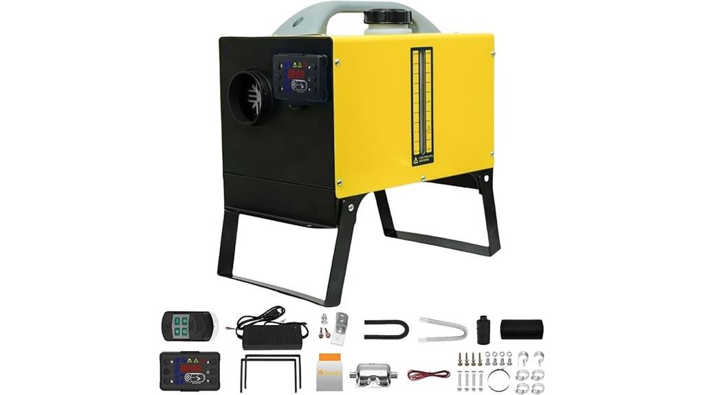 diesel heater with features