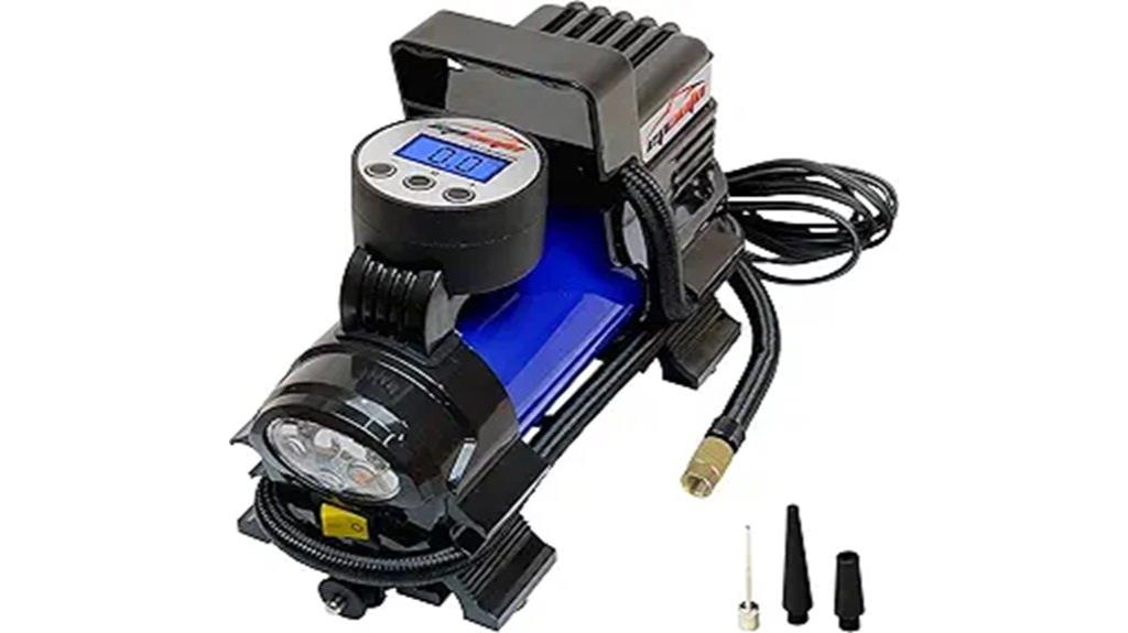 digital 12v tire inflator