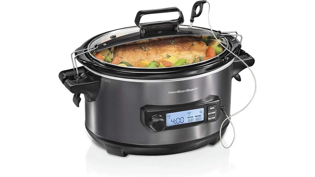 digital 6 quart slow cooker