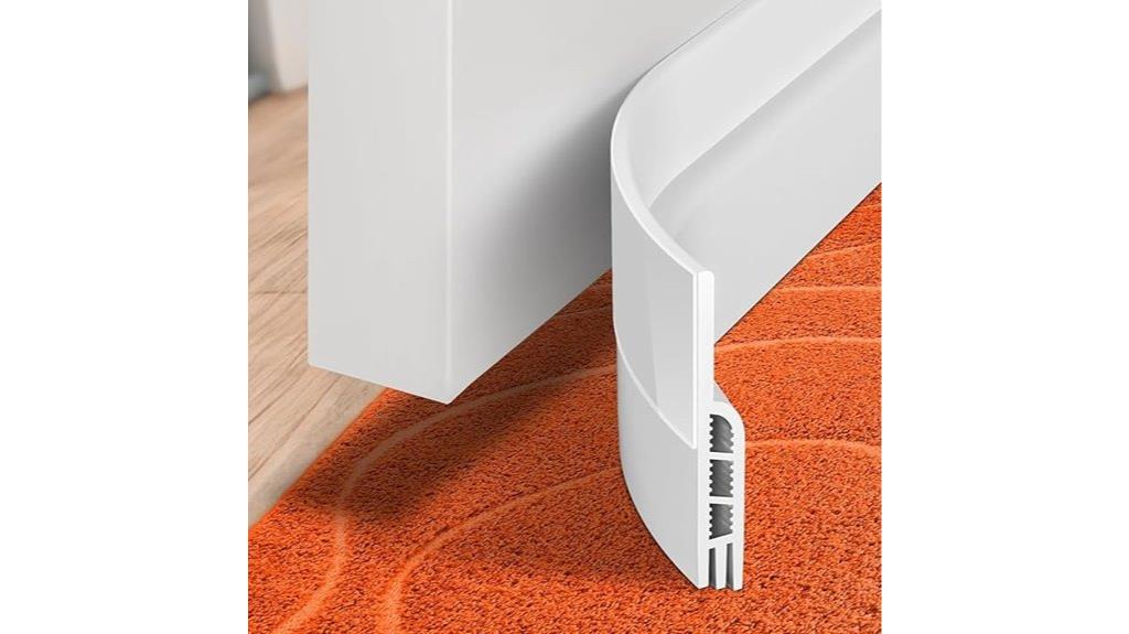 door draft stopper insulator