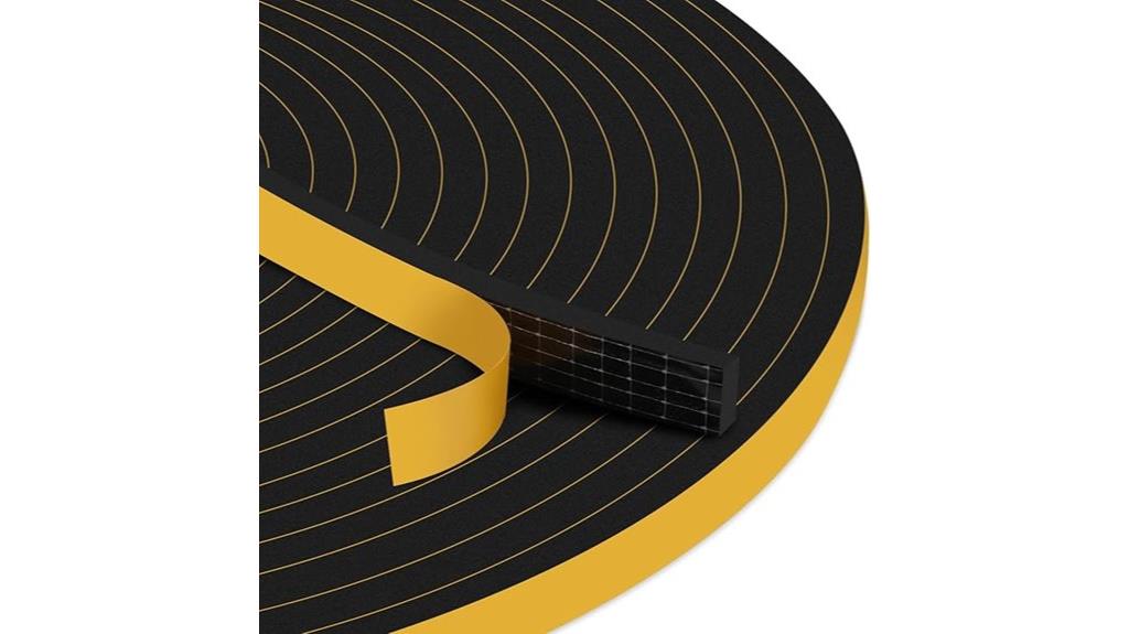 door weather stripping foam