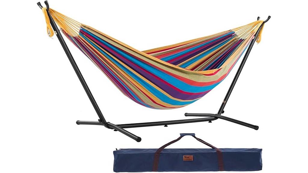 double cotton hammock stand