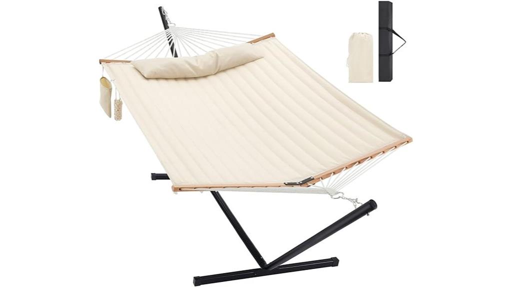 double hammock with stand