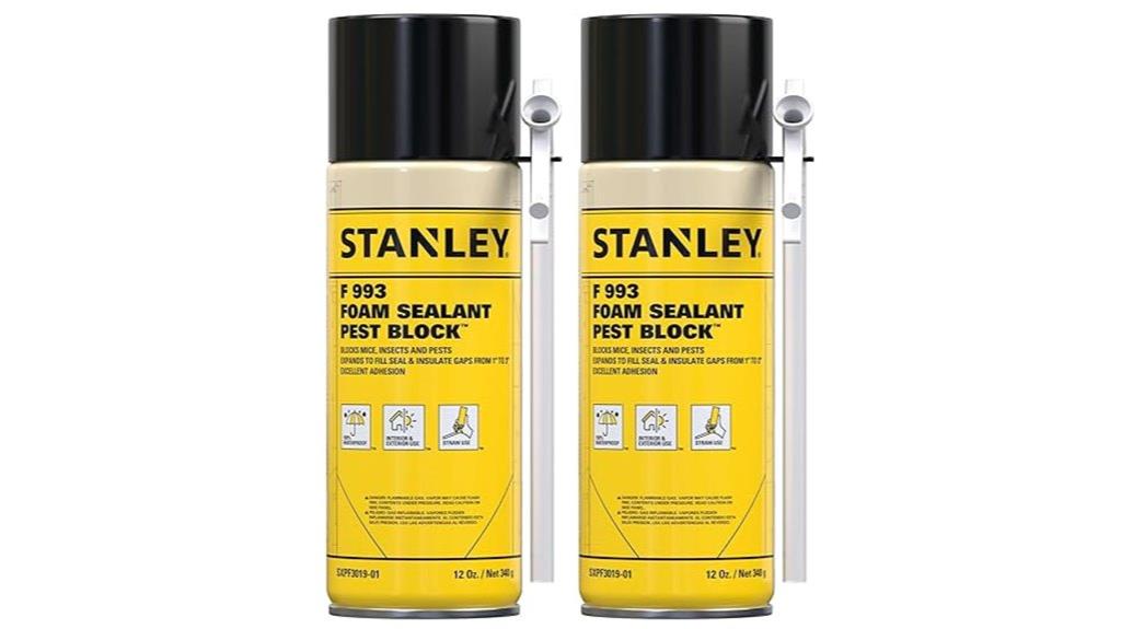 dual 12oz foam sealant