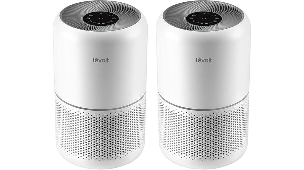 dual levoit home purifiers