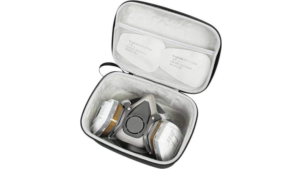 durable case for respirator