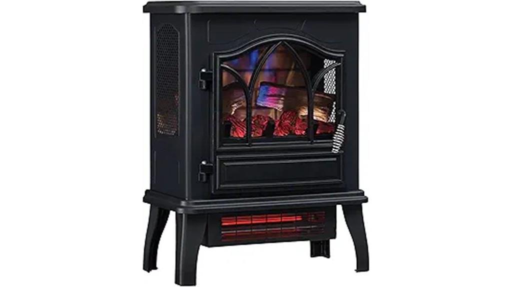 duraflame infrared electric fireplace