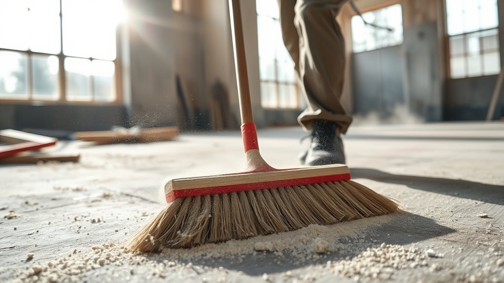dust control during construction