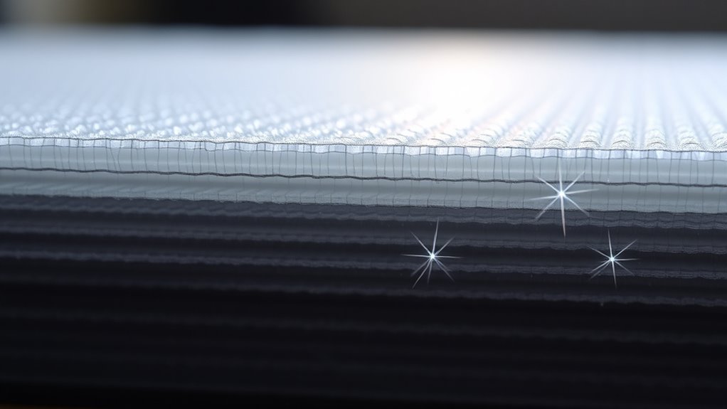 electret filters trap tiny particles