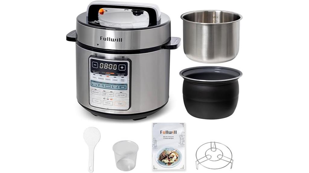 electric 6 quart multi function cooker