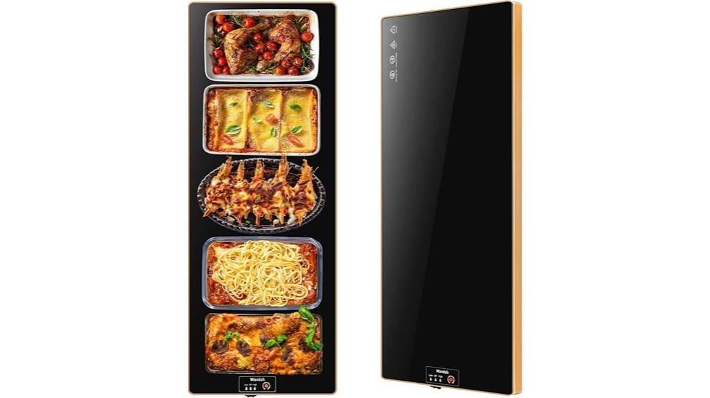 electric full surface thermostat warmer