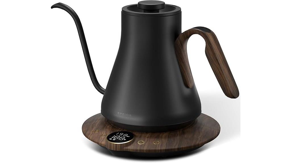 electric kettle with precise temperature