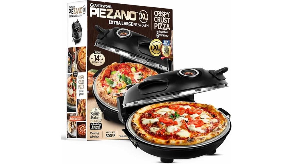 electric pizza oven with stone