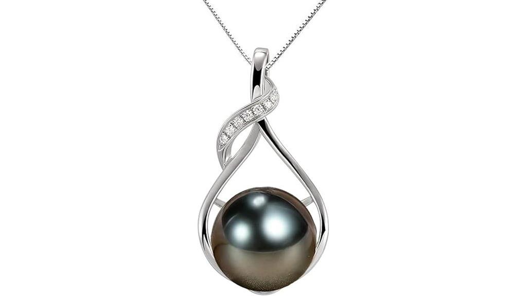 elegant tahitian pearl necklace