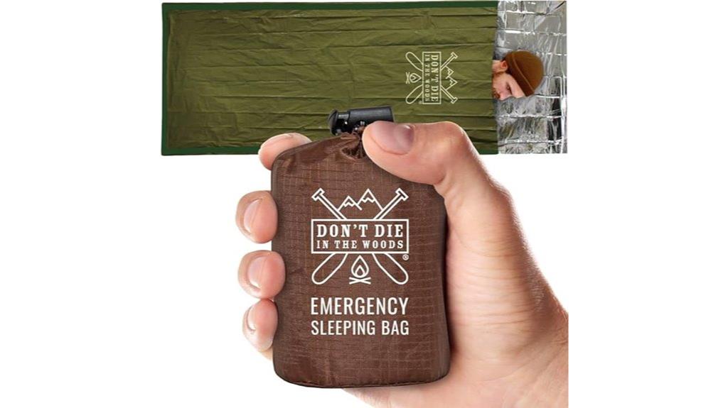 emergency survival sleeping bag