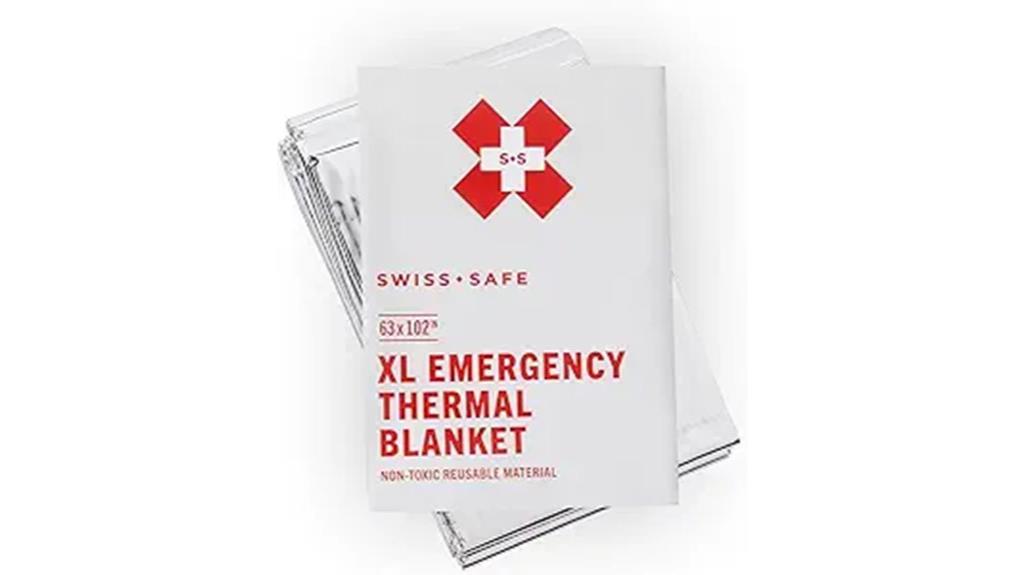 emergency thermal blanket pack
