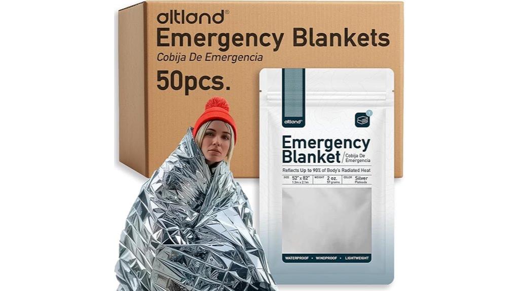 emergency winter survival blankets