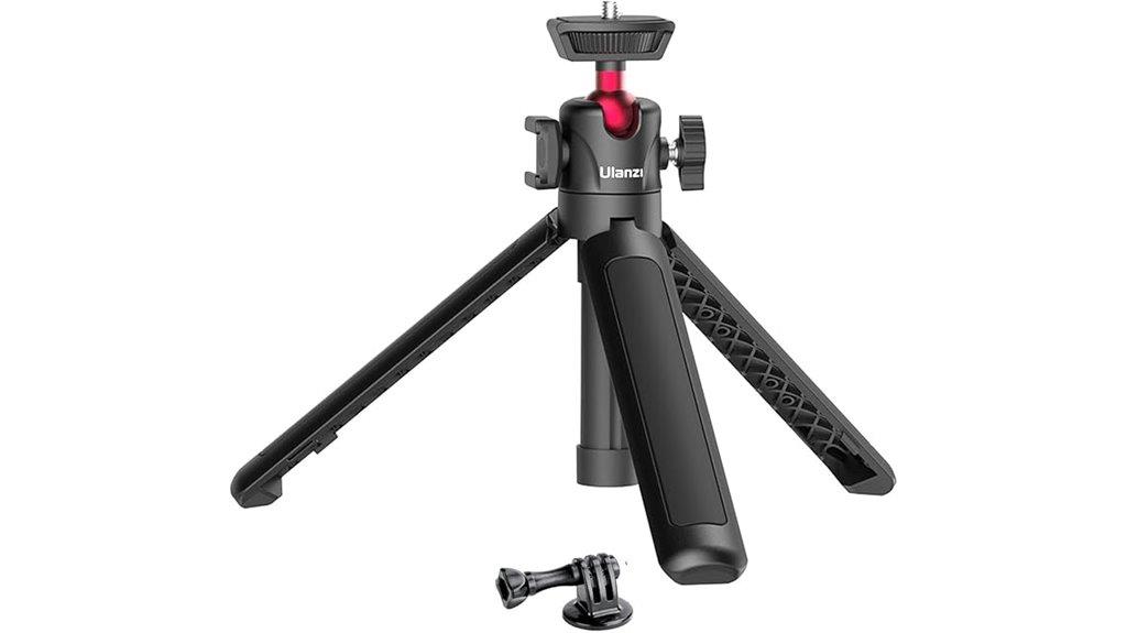 extendable compact camera tripod
