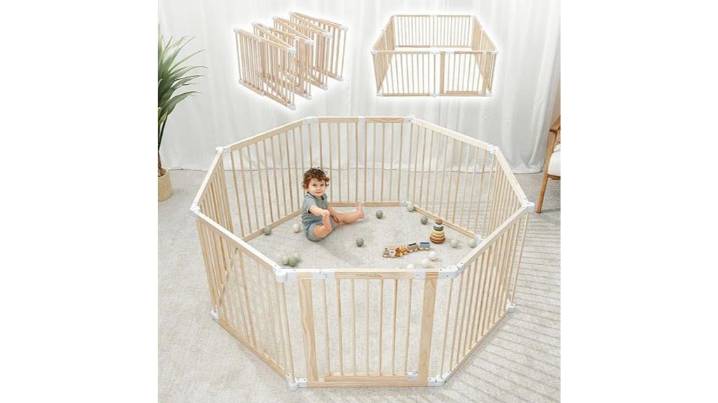 extendable foldable baby fence