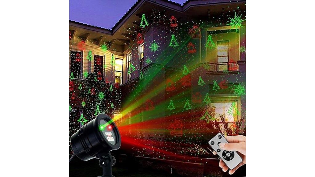 festive laser star projector