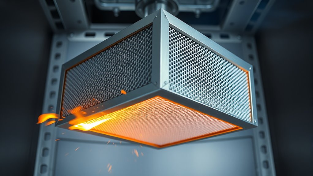 fire resistant air filter standards