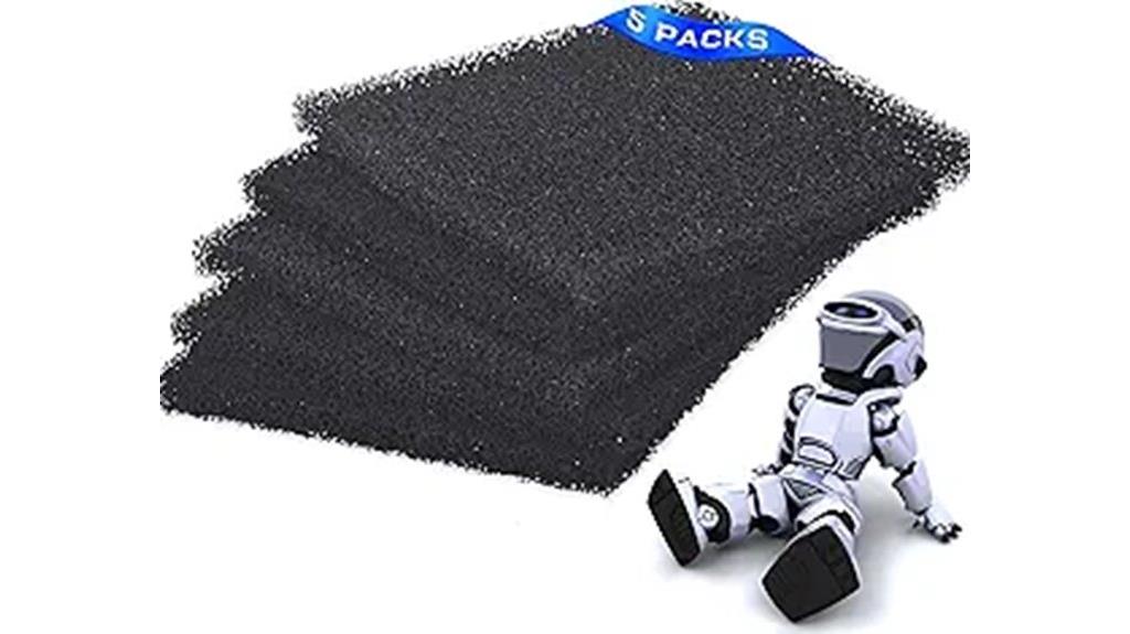 five pack activated carbon filters