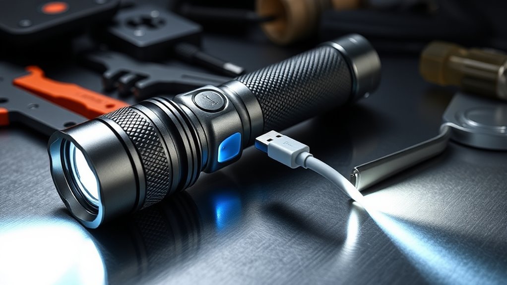 flashlight features and durability