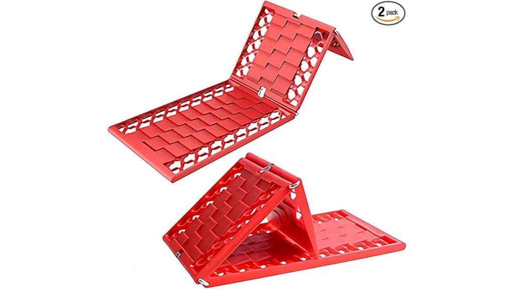 foldable tire traction mats