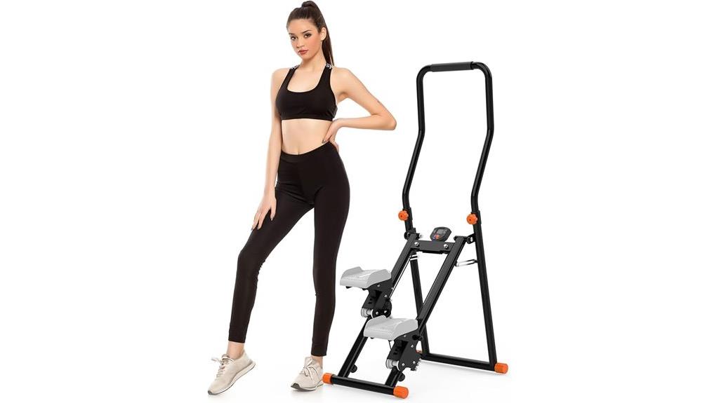 foldable vertical climber machine