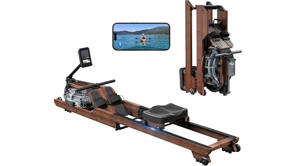 folding home water rower